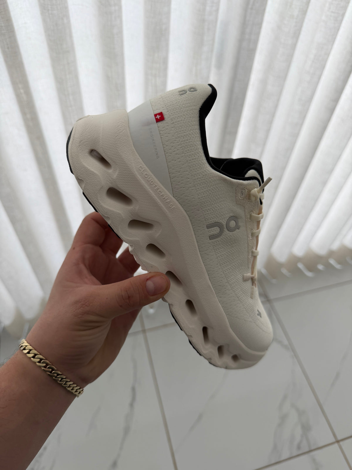 On till white