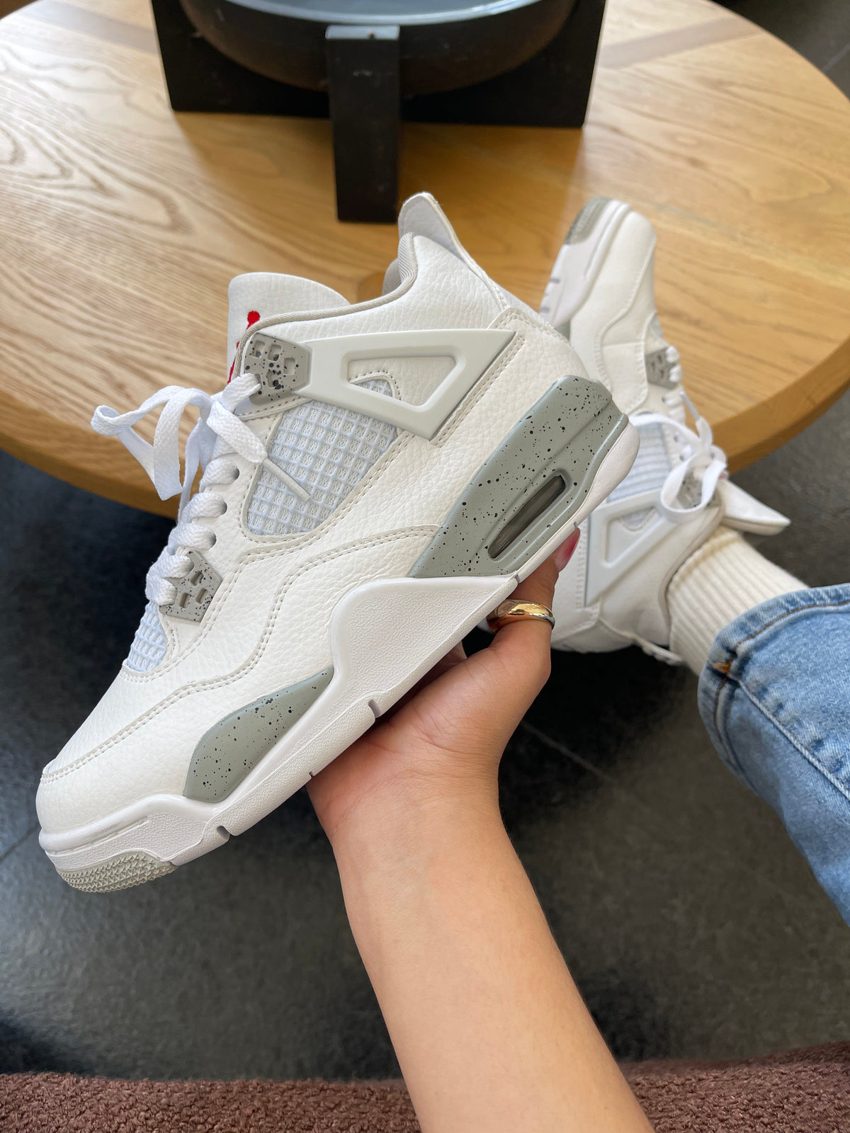 Jordan 4 en Oreo