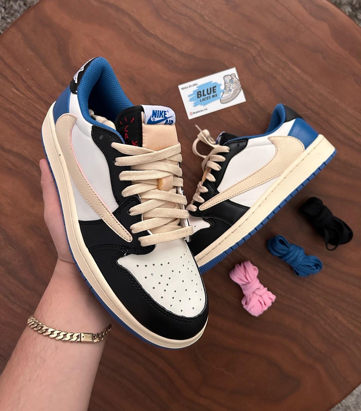 Nike Low Jordan Travis Scott Azul