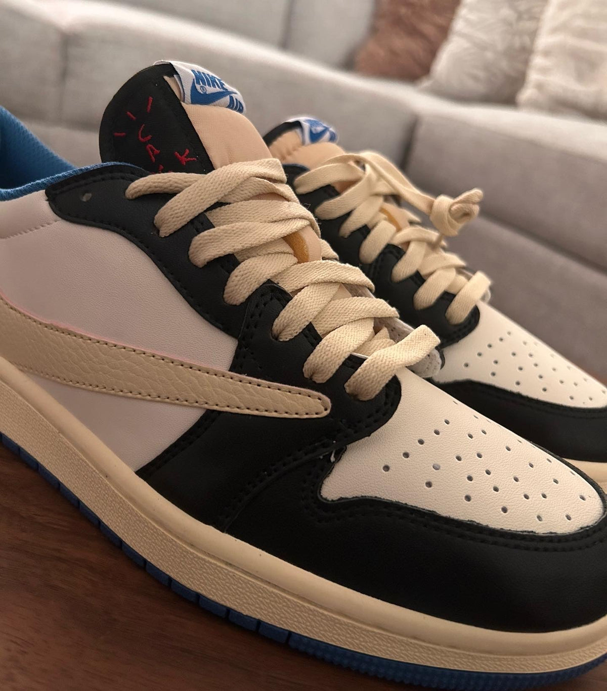 Nike Low Jordan Travis Scott Azul