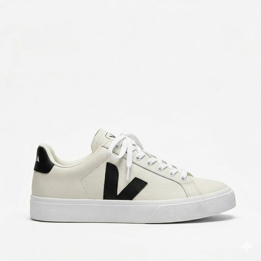 Tenis Veja en Blanco y Negro