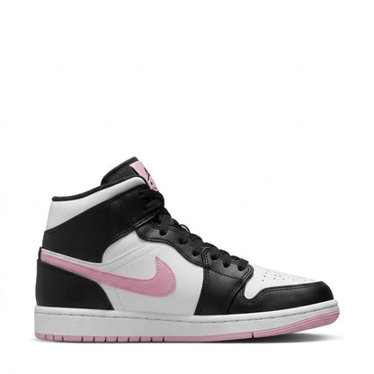 Nike Jordan Mid 1 en rosa y negro